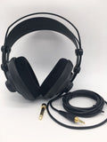 SAMSON SR850 Studio Monitor Headphone Dynamic Headset Semi-Open For Recording Monitoring Music Game Playing Velvet Earpad