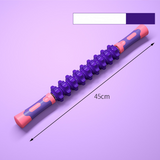 New flexible gear fitness muscle massage stick professional foam roller deep muscle relaxation roller thorn massager