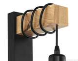 Modern Wood Arm Wall Lamp Creative Decorative Vanity Light Wall Light Mirror Lights Indoor Wall Lamps Indoor Lighting Fixtures