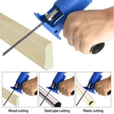 Electric Drill Modified To Electric Saw Reciprocating Jigsaw Adapter Accessories with Sawblade Power Tool Saws Drill To Jigsaw