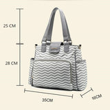 Baby Diaper Bag Fashion Designer Large Capacity Waterproof Stroller Bag Multifunction Maternity Mummy Bag For Baby Care