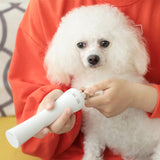 Electric Dog Nail Clippers for Dog Nail Grinders Rechargeable Vacuuming Pet Nail Trimmer 3-Speed Painless Paws Grooming for Cats