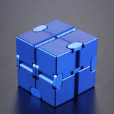 Str Relief Toy Premium Metal Infinity Cube Portable Decompres Relax Toys for Children Adults
