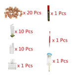 1 Set Beekeeping Tools Queen Bee Cage Bee Marker Pen Brownish King Bee Queen Marking Cage Bottle Bee Larvae Insects Sticks