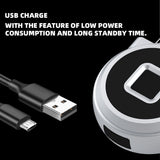 Fingerprint Lock Portable Keyless Smart USB Rechargeable Electric Lock Waterproof Luggage Case Lock Finger Prints Door Padlock
