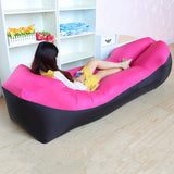 Inflatable Sofa Adult Beach Lounge Chair Fast Folding Camping Sleeping Bag Waterproof Bag Lazy Camping Sleeping Bags Air Bed