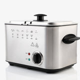 1.2L electric fryer, household non-flammable constant temperature mini multi-function rectangular chicken wings small electric