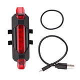 Bicycle Light Waterproof Rear Tail Light LED USB Rechargeable Mountain Bike Cycling Light Taillamp Safety Warning Light