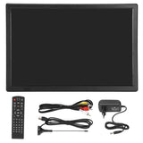 16inch Digital Portable TV Mini Television HD 1080P Digital Television Support FM Radio Function for Car Travel 100-240V