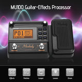 Muslady MU100 Processor Electric Guitar Effect Pedal Guitar Multi-effects Pedal Supports 180s Loop Recording Tuner Tap Scale