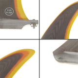 Yep.Surf Surf Longboard Fins Fiberglass 9 Inch Yepsurf Fin Surfboard Fin Single Fins