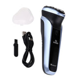 Surker Electric Face Shaver Men's Electric Razor Triple Blade Shaving Machines USB Rechargeable Beard Trimmer
