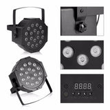 Led Par Lights 18X3W Dj Led Rgbw Par Lights Wash Disco Light Dmx Controller Effect For Family Paty Ktv Stage Lighting