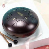 tongue Drum 6 Inch Steel Tongue Drum 8 Tone Handpan Drum Set with Sticks Carrying Bag Drum for Meditation Percussion Instruments