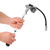 300PSI Front Fork and Front Suspension Pump W Gauge High Pressure Shock Pump w Lever Lock Schrader Valve Bicycle Air Shock Pump