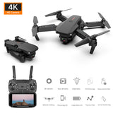 2021 New Mini Drone 4K 1080P HD Camera WiFi Foldable Quadcopter RC Drone Toy E88