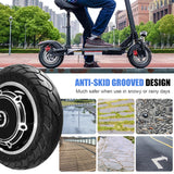 10'' E Scooter Front Tire Motor E Scooter Wheel 48V 500W Brushless Dis Brake Hub Motor E Bike Replacement for KUGOO M4/M4 PRO