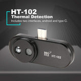 HT-102 Mobile Phone Thermal Imager External Thermal Imager Camera Video Induction Power Thermometer Thermal Imager Night Vision
