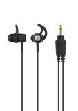 Superlux HD361 professional monitoring in ear headphone Concealling flat curvature design Ergonomic design