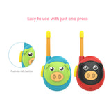 NEW Two Way Radio Walkie Talkies for Kids parents 1km Range safe Lovely Pig Interphone Parent-child Interactive Toys for Chidren