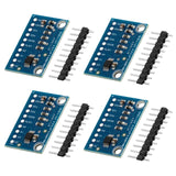 4Pcs ADS1115 4 Channel Small 16Bit High Precision Analog to Digital Converter, ADC Development Board Module