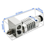 1Set 3D Printer Parts All Metal Hotend Extruder Kit for CR-10/10S Ender 3/3S