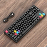 Lieve Gaming Mechanical Keyboard 87 Keys Game Blue Red Brown Switch Color Backlit Wired Keyboard For Pro Gamer Laptop PC
