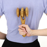 1PC Wood Massage Stick Roller Massager Reflexology Therapy Meridians Scrap For Hand Foot Abdomen Back Body Muscle Relax Tool