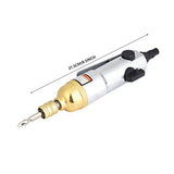 Pneumatic Screwdriver, 1/4 Inch Air Screwdriver Straight Hand Industrial Reversible Screw Driver For Fastening And Dis-Assembly