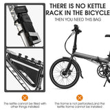 WEST BIKING 1.5L Large Bicycle Saddle Bag Portable Waterproof MTB Tail Pannier Bike Riding Rear Saddle Bag Water Bottle Holder