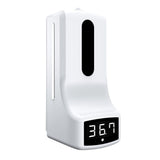 K9 1000ml Automatic Sensor Free Hand Soap Dispenser Infrared Thermometer Integrated Sanitizer Machine Bathroom Hotel Accessor