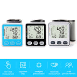 Electric Wrist Blood Pressure Monitor Medical Digital Blood Pressure Automatic Tonometer Pulse Heart Beat Rate Meter Device