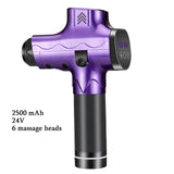 Massage Gun Muscle Relaxation Deep Tissue Massager Fitness Equipment Sport TherapyNoise Reduction Design With LCD Display