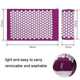 68x41cm Massager Cushion Head Neck Back Foot Acupressure Mat Relieve Stress Body Pain Acupuncture Massage Pillow Yoga Spike Mat