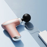New Mini Fascia Gun Muscle Deep Vibration Relaxation Massager Electric Neck Massage Gun Home Fascia Grab