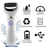 Electric Foot File Pedicure Tools Three-Speed Adjustment USB Pedicure Machine Dead Skin Callus Remover Portable Foot Care Tool