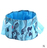 Portable Outdoor Travel Foldable Folding Camping Washbasin Basin Bucket Bowl Sink Washing Bag Foot Bath Water Bucket 15L