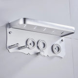 Wall Mounted Stand Hair Dryer Holder Universal for Dyson Bracket Hange Organizer Storage Shelf Aluminum Bathroom Accessories