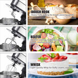 OSMOND 10L Stand Mixer Stainless Steel Bow 6 Speeds Pulse Kitchen Food Blender Cream Egg Whisk Cake Dough Kneader Bread Maker
