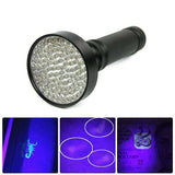 High Quality UV Light 100LED UV Light Zoom Flashlight Torch Light Lamp Safety UV Ultraviolet Detection Urine Flashlight Detector