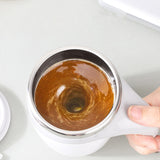 Self Stirring Coffee Mug Stainless Steel Water Bottle Automatic Mixing Cup 380ml Magnetic Control Smart Coffee Cup for Home