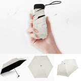 Umbrella Sun Rain Women Flat Lightweight Umbrella Parasol Folding Sun Umbrella Mini Umbrella Small Size Easily Store Parasol