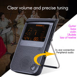 Cherub WMT-248 Metronome Tuner for Chromatic Guitar Bass Violin Ukulele Tempo Range 30-250 Bpm Beat 0-6 Rhythm