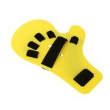 1PC Finger Splint Board Stroke Hand Fracture Fixation Support Brace for Tendinitis Sprain Arthritis Dislocation (Yellow Left Han