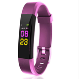 2021 Newest Amazon Hot Sale Color Screen Smart Sport Bracelet 115Plus for Android IOS Fit Bit Smart Bracelet
