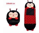 Sleeping Bag Sleep Sack Animal Plush Pillow Boy girl Shark Blanket Kids Sleep Bag For Napper Boys Girls Birthday Gifts