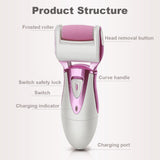 Professional Electric Grinder Pedicure Tools Foot Care Tool USB Electronic Foot File Electric Callus Remover for Foot Heel Skin