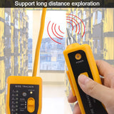 RJ11 RJ45 Multifunction Line Finder Handheld Cable Tester for Network Maintenance Collation Telephone Line Test