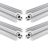 4PCS 400Mm T-Type 2020 Aluminum Extrusion Profile European Standard Anodized Linear Guide For 3D Printer Parts