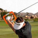 Golf Swing Trainer Portable Golf Swing Training Aid Golf Swing Plane Corrector Swing Arm Correct Posture Auxiliary Training Tool